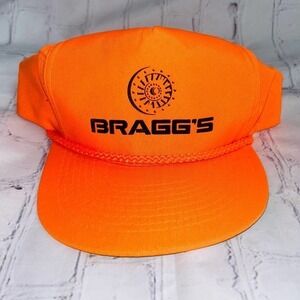 Vintage Cobra Caps Fluorescent Blaze Orange Baseball Cap